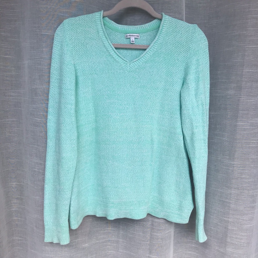 Croft & Barrow Mint Green Sweater